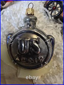 Very RARE Kurt Adler U. S. Civil War Boxed Set Christmas/Patriotic Ornaments