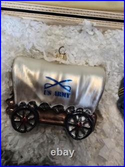 Very RARE Kurt Adler U. S. Civil War Boxed Set Christmas/Patriotic Ornaments