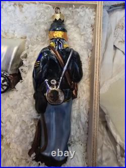 Very RARE Kurt Adler U. S. Civil War Boxed Set Christmas/Patriotic Ornaments