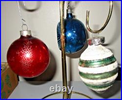 Vintage 12 Shiny Brite Variety Glass Christmas Ornaments