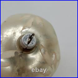 Vintage 1950s Inge Glass Triple Indent Teardrop Christmas Ornament West Germany