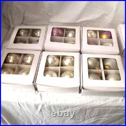 Vintage Asstd Glass ornaments 6 boxes of 4 Vintage Asstd Glass ornaments 6 boxes of 4