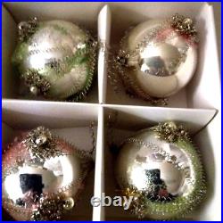 Vintage Asstd Glass ornaments 6 boxes of 4 Vintage Asstd Glass ornaments 6 boxes of 4