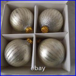 Vintage Asstd Glass ornaments 6 boxes of 4 Vintage Asstd Glass ornaments 6 boxes of 4