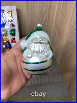 Vintage Christmas Glass Ornament Lot 70+ Pcs Snowmen Santas Balls Mickey Mouse++