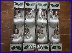 Vintage Christmas Ornaments Satin Sheen Durable Non Glass By Pyramid Mills Co