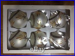 Vintage Christmas Ornaments Shinny Glass Lot of 9 boxes 1920's