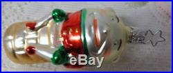 Vintage Christmas Tree Glass Humpty Dumpty Germany Excellent Ornament