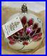 Vintage-Christopher-Radko-1989-Ornament-Signed-Pink-Flower-Heart-Christmas-READ-01-rq