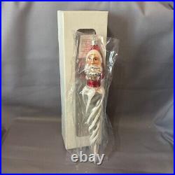 Vintage Christopher Radko Christmas Ornament Glass Santa Icicle Nickcicle Jumbo Vintage Christopher Radko Christmas Ornament Glass Santa Icicle Nickcicle Jumbo