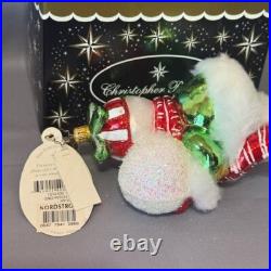 Vintage Christopher Radko Glass Christmas Ornament Box Sno Pitch Snow Snowman Vintage Christopher Radko Glass Christmas Ornament Box Sno Pitch Snow Snowman