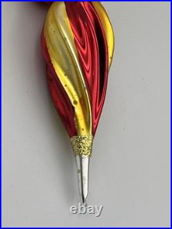 Vintage Christopher Radko Royal Scepter Blown Glass Christmas Ornament 9.5