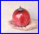 Vintage-German-Kugel-Red-Christmas-Ornament-Heavy-Glass-4-Decorative-Original-01-arlq