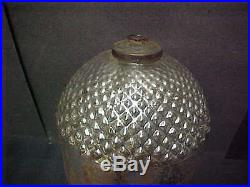 Vintage Germany HEAVY GLASS Large Christmas Ornament Acorn 9 Inch German Antique