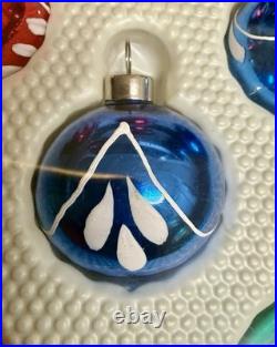 Vintage Glass Christmas Ornaments Huge Lot Holiday Time Walmart Hand Crafted