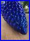 Vintage-Glass-Kugel-Christmas-Ornament-Grapes-10-5-Large-Rare-Cobalt-Blue-01-mc