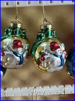 Vintage Glass Ornaments Old World Traditional Huge Lot Of 26 Wedding Xmas Gift