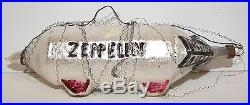 Vintage Glass Zeppelin German Christmas Ornament