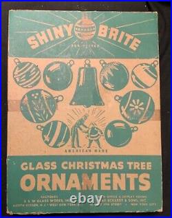 Vintage Green Mercury Glass Christmas Ornaments Shiny Brite & Others