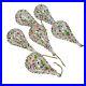 Vintage-Handblown-Glass-Christmas-Ornament-Hand-Painted-Tear-Drops-Set-Of-6-Pear-01-rgbv