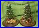 Vintage-Handmade-Beaded-Christmas-Tree-Dioramas-Under-Glass-Domes-Set-of-2-01-xfh