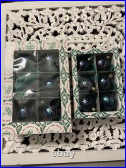 Vintage Inge Glas Hand Painted Glass Ball Set of 11 West Germany 2 and 3 inch