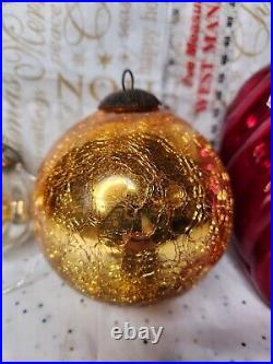 Vintage Kugel Christmas Ornaments