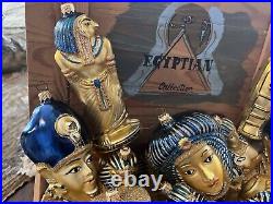 Vintage Kurt Adler Egyptian Ornament Set Of 35 Ornaments