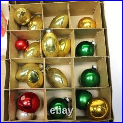 Vintage Mid-Century Christmas Ornaments and Lights Lot