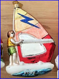 Vintage Mixed Lot Of 18 Glass Christmas Tree Collectible Multicolor Ornaments