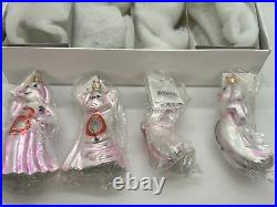 Vintage NEW Christopher RADKO 1999 THE BOO BOYS! 99-056-0 Set/4 Glass Ornaments