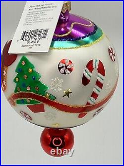 Vintage NEW Christopher RADKO 2000 RIBBONS and GIFTS Ornament 00-439-0 Ball Drop