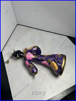 Vintage Rare Radko FAN DANCER Glass GEISHA Lady Ornament