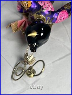 Vintage Rare Radko FAN DANCER Glass GEISHA Lady Ornament