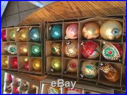 Vintage Shiny Brite Christmas Tree Ornaments