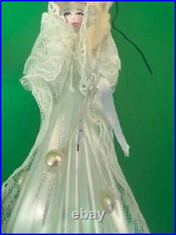 Vintage Soffieria de Carlini Blown Art Glass Italy Bride Christmas Ornament ST14