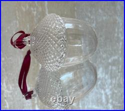 Vintage Steuben Glass Acorn Christmas Ornament