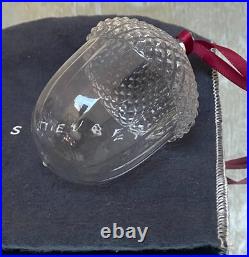 Vintage Steuben Glass Acorn Christmas Ornament