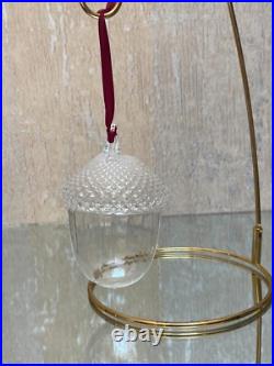 Vintage Steuben Glass Acorn Christmas Ornament