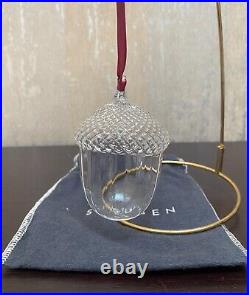 Vintage Steuben Glass Acorn Christmas Ornament