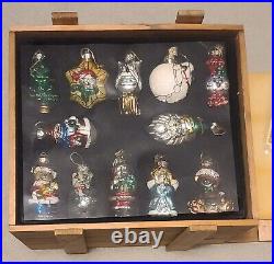 Vintage Thomas Pacconi 2002 Classic 36 piece glass ornament set complete