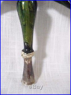 Vintage Tree Topper Mercury Glass INDENT Ornament for Feather Christmas Tree