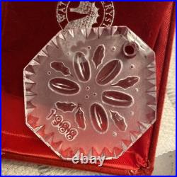 Vintage Waterford Crystal 1979 1993 Christmas Ornaments & Cases 15 Total