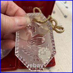 Vintage Waterford Crystal 1979 1993 Christmas Ornaments & Cases 15 Total