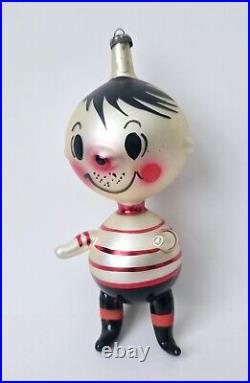 Vintage blown glass Charlie Brown Christmas ornament Linus