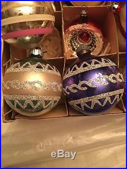 Vintage christmas glass ornaments Poland USA