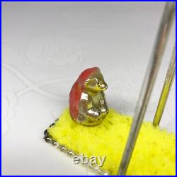 Vintage glass Christmas tree Ornament Bears on a swing USSR soviet