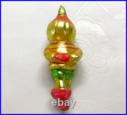 Vintage glass Christmas tree Ornament Cippolino under arrest USSR soviet