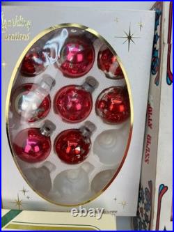 Vtg 120 pieces! Christmas Glass Ornament lot Shiny Brite/West Germany/Austri/USA