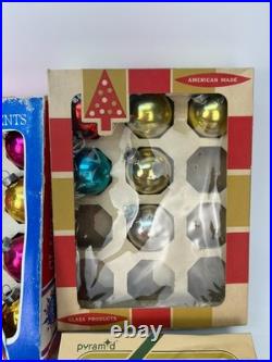 Vtg 120 pieces! Christmas Glass Ornament lot Shiny Brite/West Germany/Austri/USA